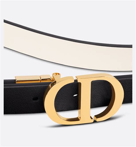 CHRISTIAN DIOR Calfskin 30 Montaigne Belt 80 32 .